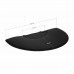 Hairdressing mat, semi-circular